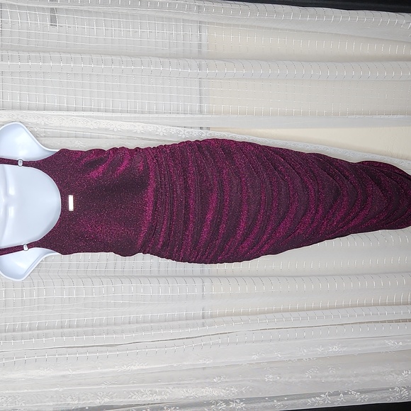 Torrid x Marilyn Monroe Midi Pin-Up Ruched Wiggle Black Pink Sparkle Dress Sz0 - Picture 4 of 10